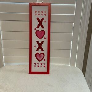 Red and Pink Heart Wall Decor